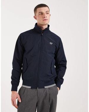 Fred Perry – harrington-jacke - Blau
