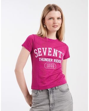 Cotton On Thunder Ridge Graphic Tee - Pink