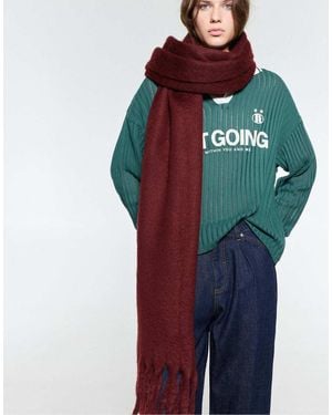 Pull&Bear Mohair-Look Scarf - Blue