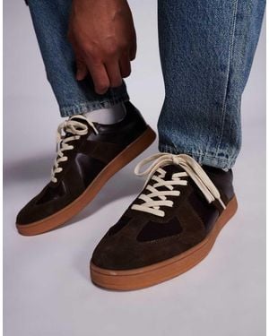 Steve Madden Caelum Gum Sole Trainer - Blue