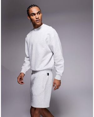 4505 Icon Rest Day Heavyweight 440gsm Cotton 18cm Sweat Shorts - Gray