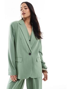 Vero Moda Mix And Match Oversized Blazer Co-Ord - Green