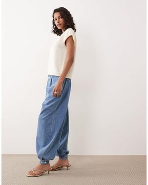 ASOS – ballon-jeans - Blau