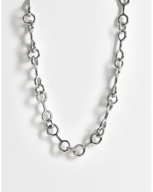 ASOS Round Link Chain Necklace - Metallic