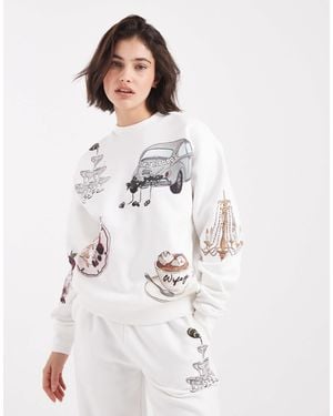 Six Stories – sweatshirt - Weiß