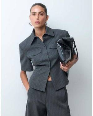 ASOS Camicia Sartoriale Utility - Grigio