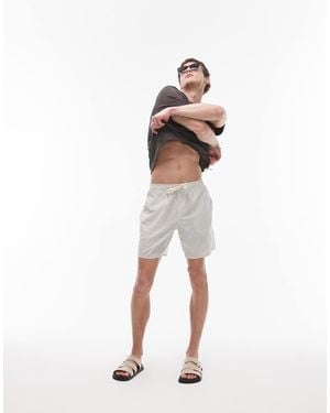 Rhythm Seersucker Jam Short - White