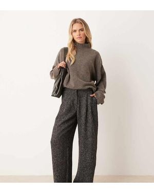 JDY Petite Boucle Wide Leg Trousers - Black