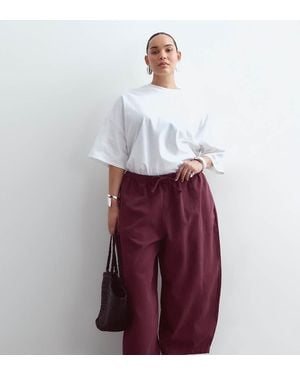 ARRANGE Curve Willa Elasticated Waist Drawstring Trousers - White