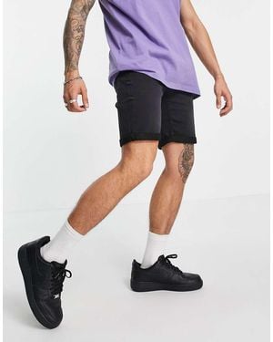 Only & Sons Denim Shorts - Black
