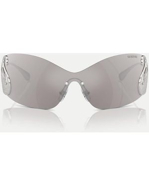 Swarovski Irregular Sunglasses With Lens - Grey