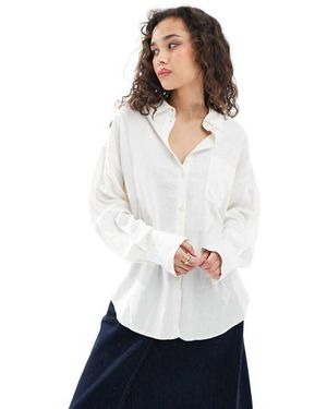 JJXX Linen Blend Shirt - White