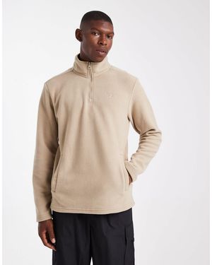 Threadbare – fleece-sweatshirt - Natur