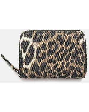 Pull&Bear Portemonnee Met Luipaardprint - Meerkleurig