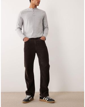 Levi's 565 coupe droite ample foncé - Marron