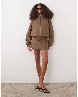 Mango Josef Mini Skirt Co-ord - Natural