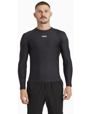 RVCA Va Sport Long Sleeve Compression Top - Blue