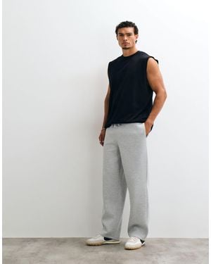 ASOS Jogger large en tissu style scuba - Gris