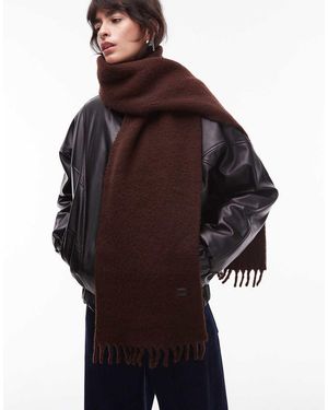 Tommy Hilfiger Tassel Scarf - Brown