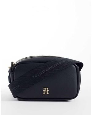 Tommy Hilfiger Logo Tape Camera Bag - Blue