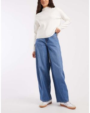 ONLY Taylor High Waist Barrel Jeans - Blue