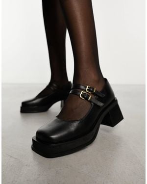 Walk London – mary-jane-schuhe aus leder - Schwarz