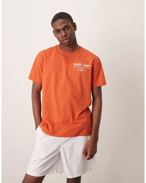 GANT T-shirt à petit logo - Orange