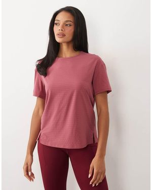 Sweaty Betty Ultimate Train Loose Rib T-Shirt - Red