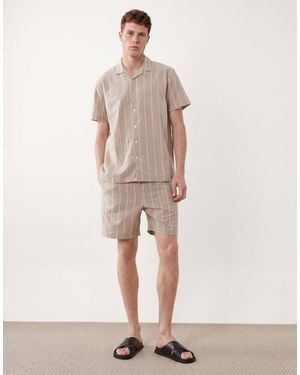 Brave Soul Shorts With Drawstring Waist - Natural