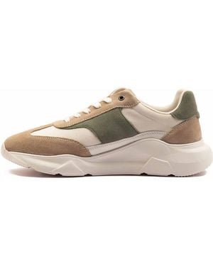 OFF THE HOOK – collins – legere leder-sneaker für herren - Natur