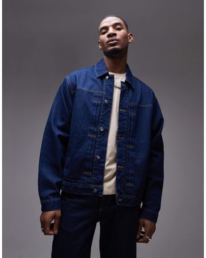 TOPMAN – jeansjacke - Blau
