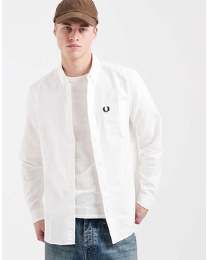 Fred Perry Oxford Shirt - White