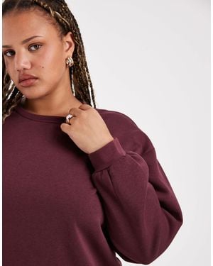 Vero Moda Oversized Slouchy Sweatshirt Co-Ord - Purple