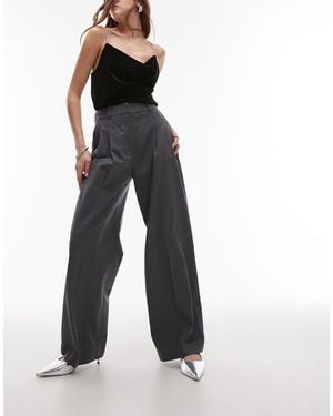 & Other Stories Co-ord Stretch Wool Blend Tailored Pants - Blue