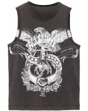 AllSaints Emblems Jenny Tanktop - Zwart