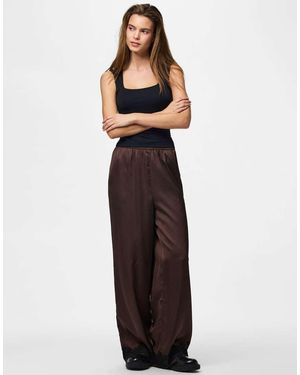 Pieces Broek - Bruin