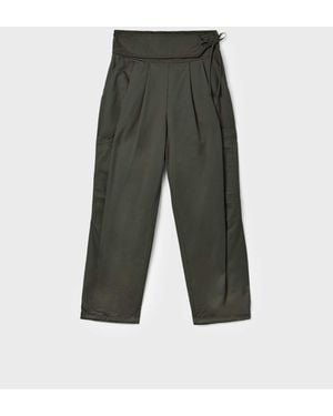 Stradivarius Cargo-hose mit taillendetail - Grau