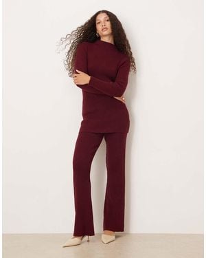SNDY'S Pantaloni Ampi - Rosso