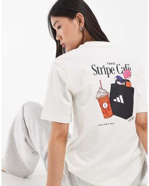 adidas Originals Adidas Sportswear Cafe T-Shirt - White