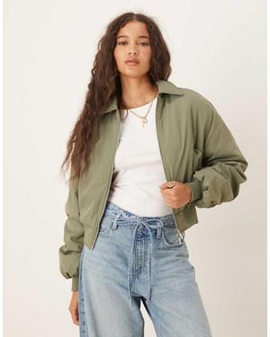 Cotton On Toby Bomber Jacket - Natural