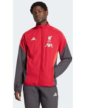adidas Liverpool Fc Tiro 25 Competition Presentation Jacket - Red