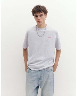 Pull&Bear Boxy Stwd Logo T-Shirt - Wit