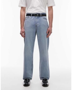 TOPMAN Rigid baggy Jean - Blue
