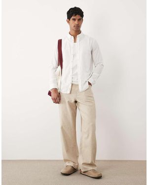 Blend Camicia Oxford Vestibilità Classica - Neutro