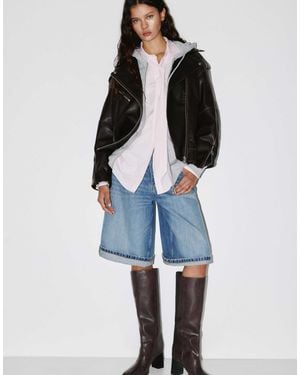 Pull&Bear – stiefel - Blau