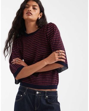 ASOS Strickpullover mit schulterpolster-detail - Rot