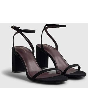 River Island Barely There Heeled Sandals - White
