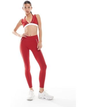 BO+TEE Bo+tee Contrast Trim leggings - Red
