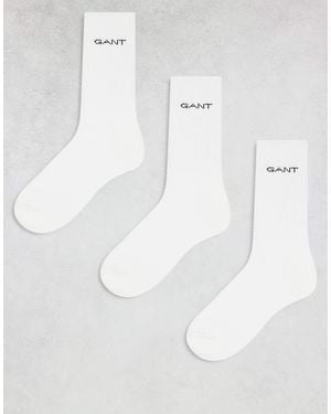 GANT – 3er-pack sportsocken - Weiß
