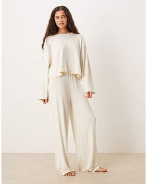 ASOS Pantaloni Del Pigiama Morbidi - Neutro